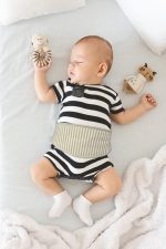 Topwon Umbilical Cord Cover for Newborn Baby Belly Button Band, 4 Pack Cotton Belly Binder Hernia Care Navel Truss Wrap New Born Must Have Shower Gift - Image 6